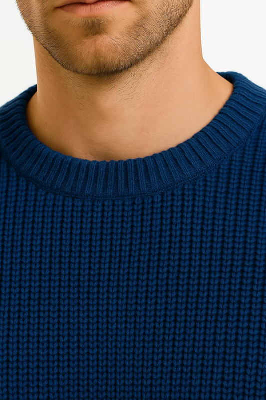 Maison Ribbed Knit Sweater | Oversized Fit
