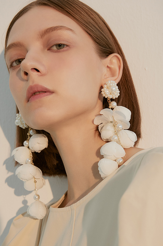 Floral Dangle Earrings