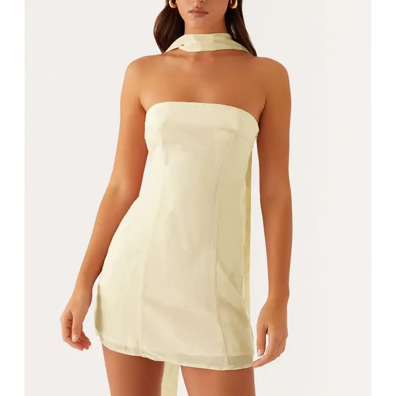 Floral Strapless Bodycon Vacation Dress