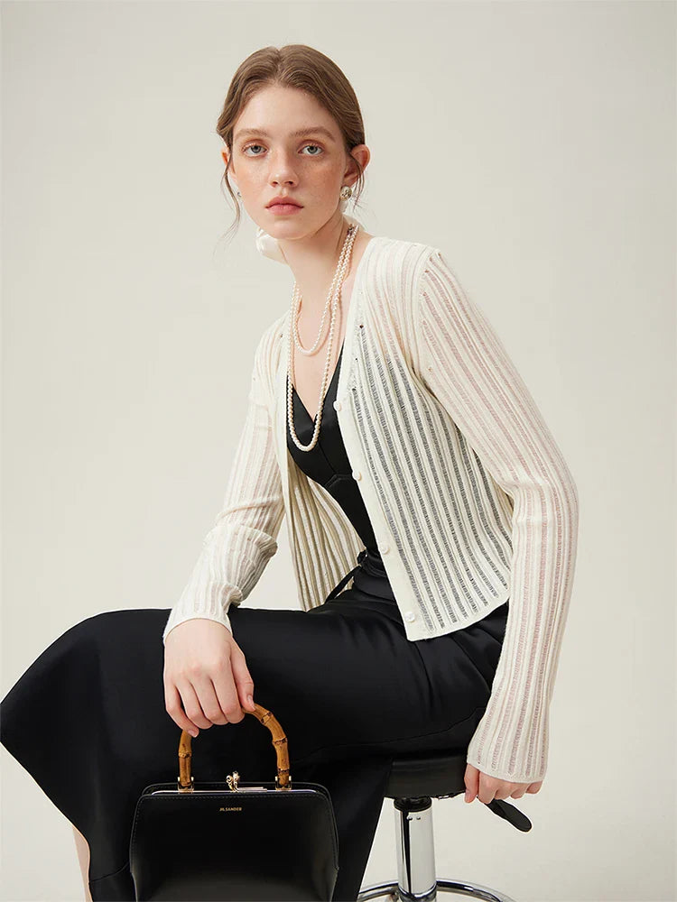 Airy Casual Knit Summer Jacket Cardigan