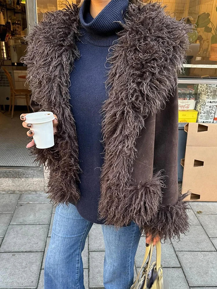 Chocolate Shag Jacket