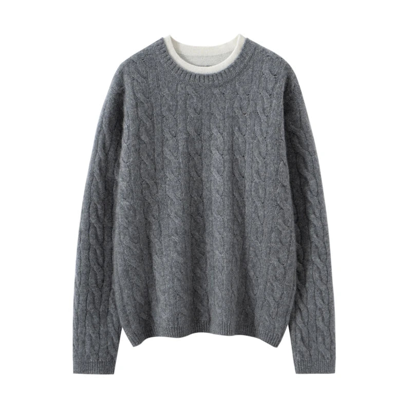 | Cable Cashmere Sweater