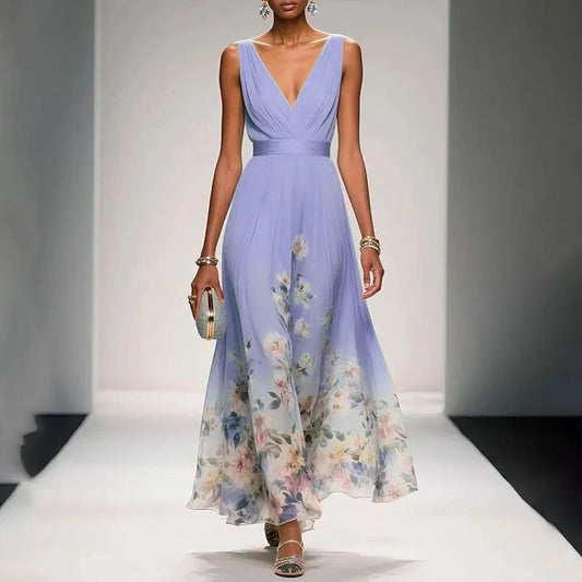 Arabella | Flowing Floral Maxi Dress
