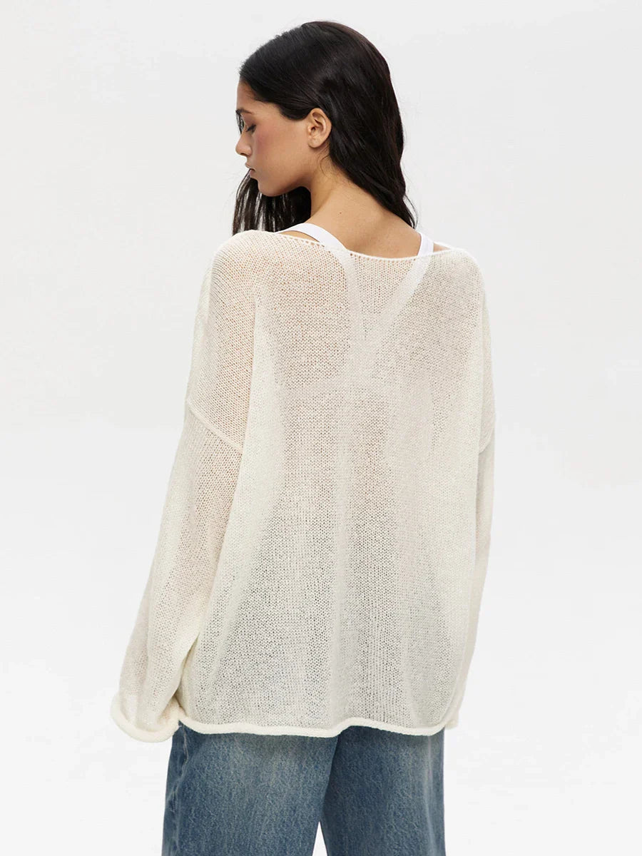 | Relaxed Crewneck Sweater