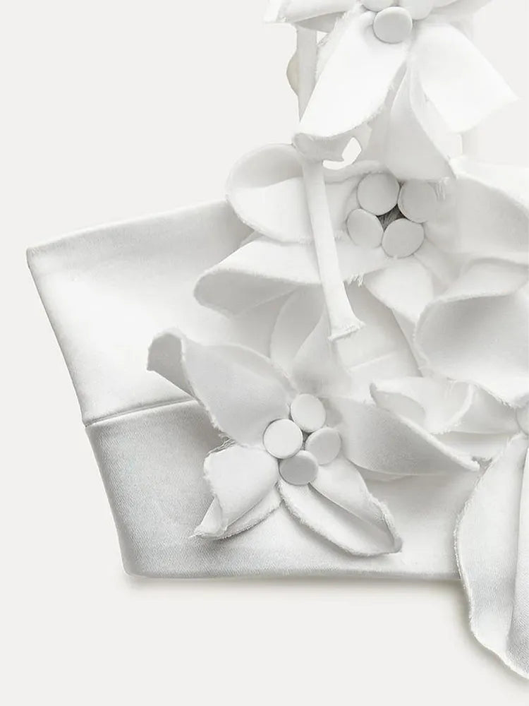 Floral Decor Fashion Sexy Crop Top