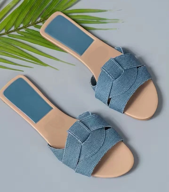 | Flat Buckle Sandals