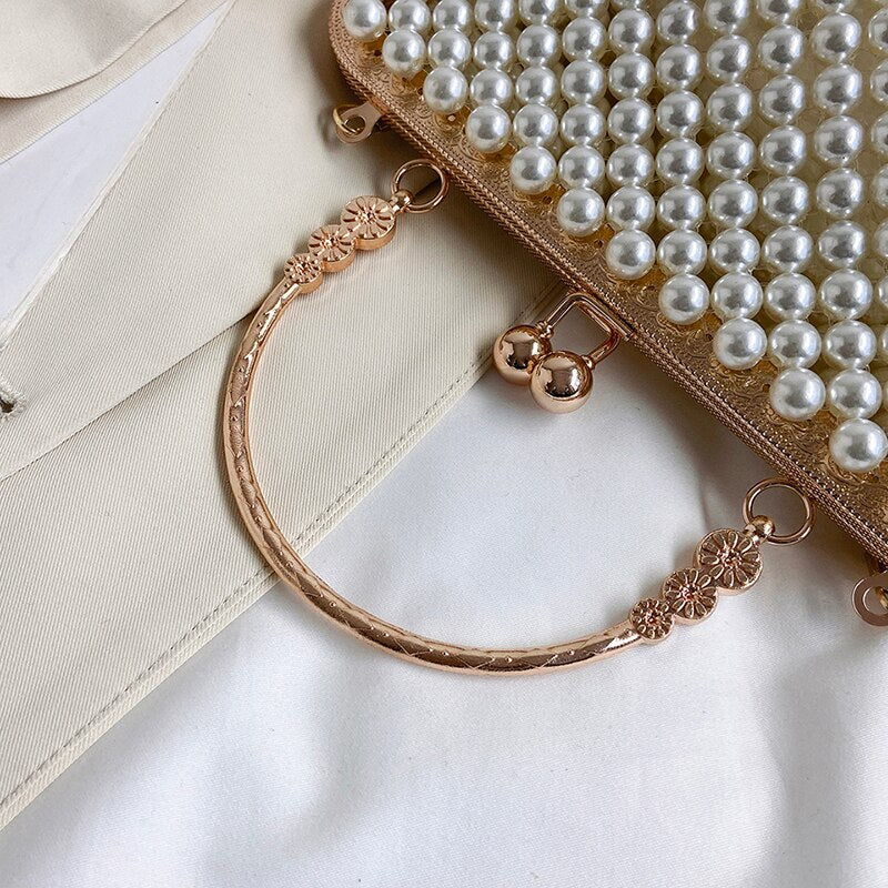 Woven Pearl Handbag by Joyce