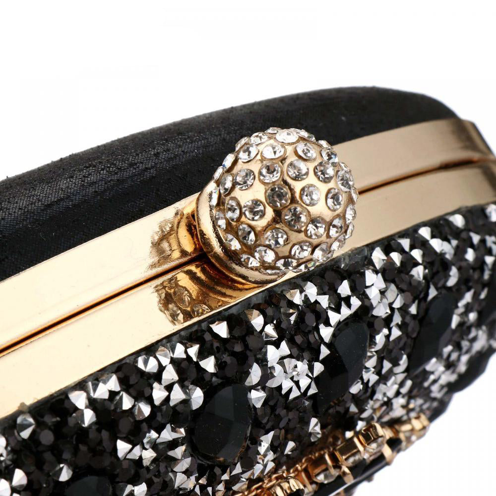 Solar Rhinestone Clutch Bag by Genesis