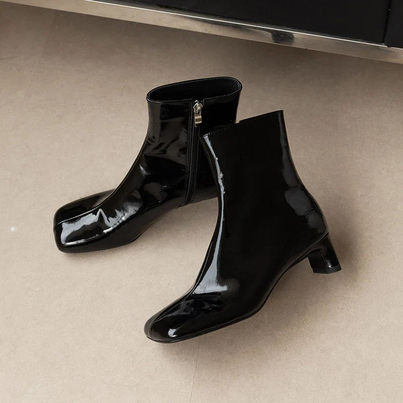 | Calf Hair Ankle Boots