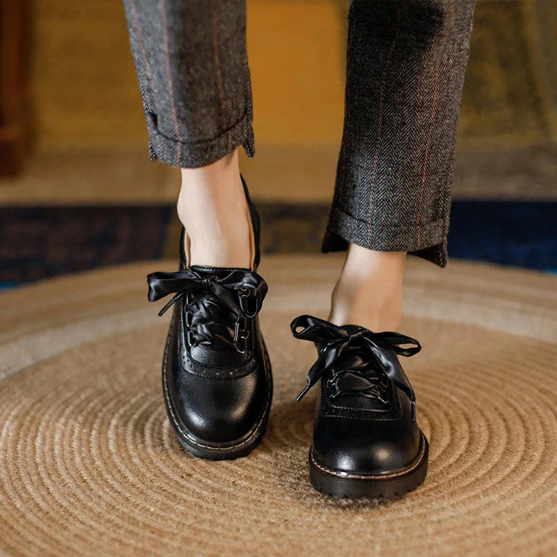| 100% Leather Oxford Shoes