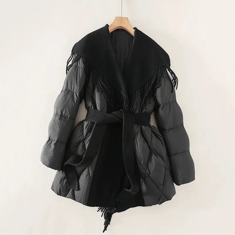 | Fringe Down Coat