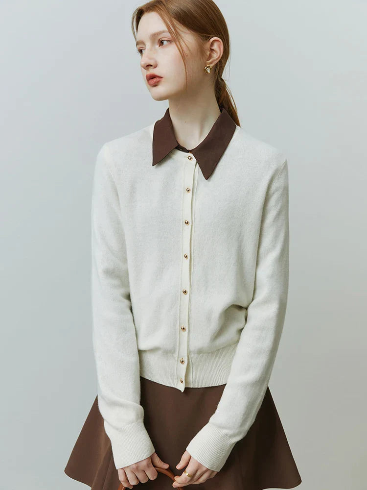 Casual Solid Knit Early Autumn Cardigan