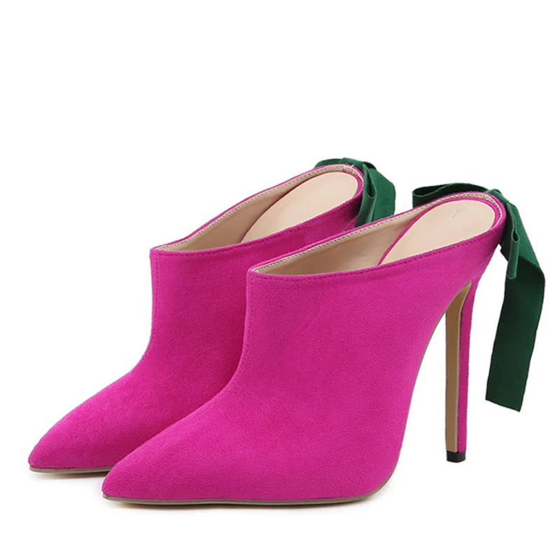 Green Ankle Strap High Heels Shoes for Women, Perfect for Spring and Autumn