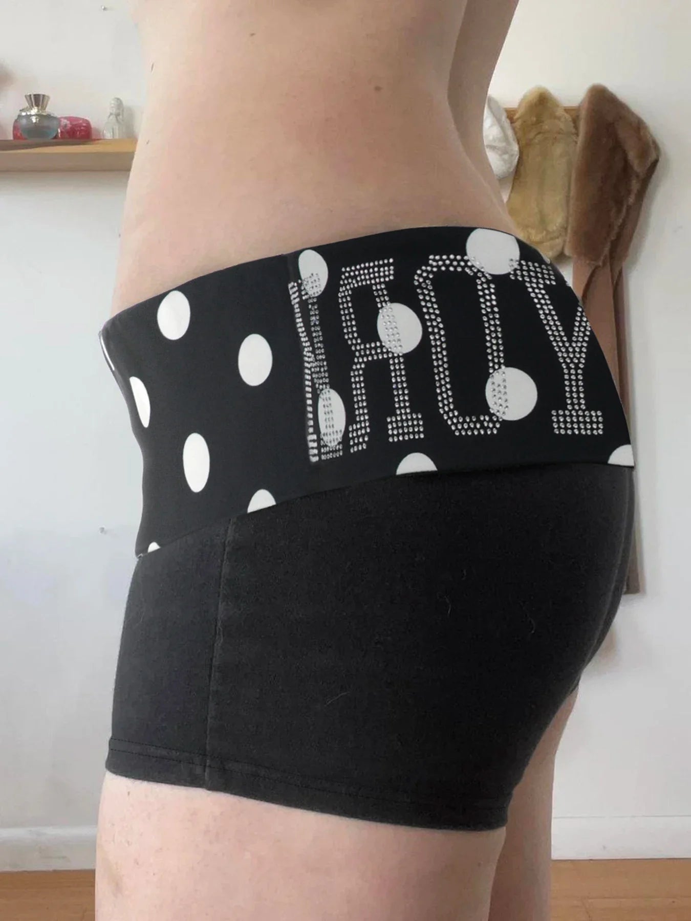 Solid Bow Sleepwear Short