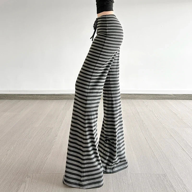 Striped Homewear Bootcut Pant