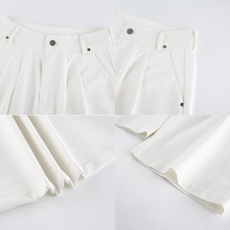 Julia Fashion - Streetwear White Women's Jeans
