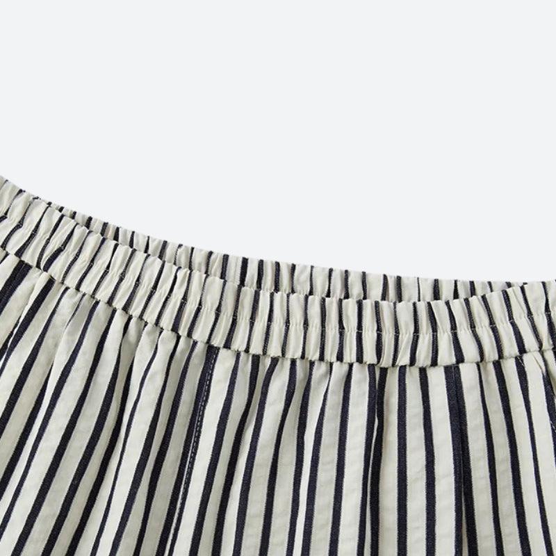 Striped Wide Leg Pants