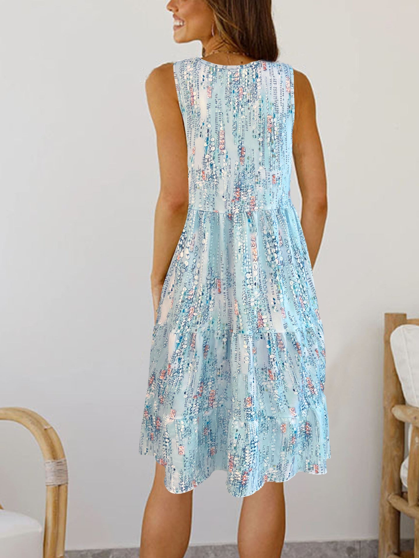 Floral Short Dress