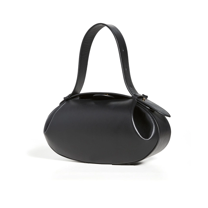 | Sculptural Round Shoulder Bag, Top Handle