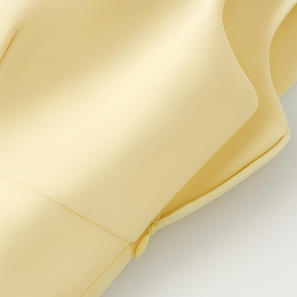 Maison Structured Cami Top | Square Neck Bow Detail Slim Fit