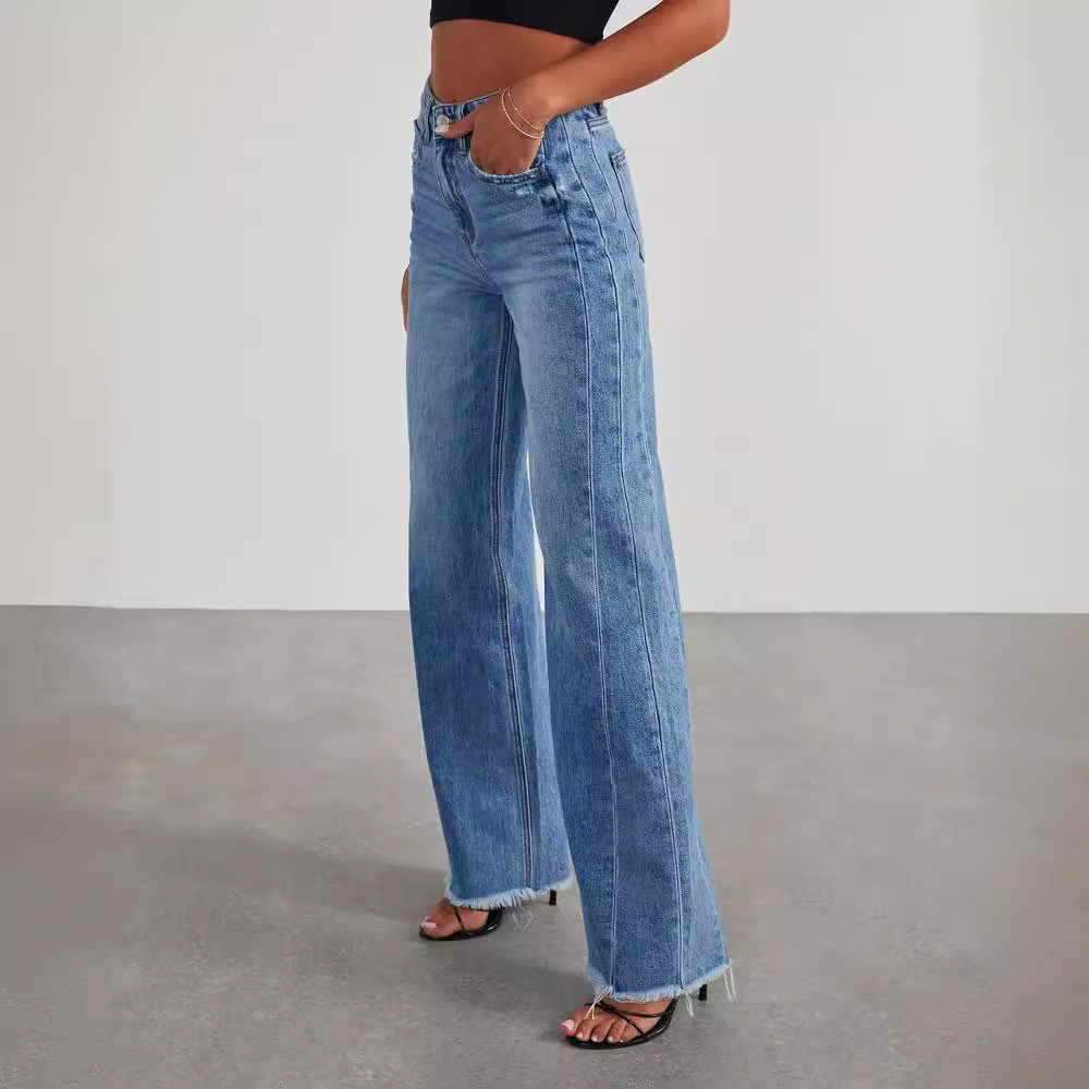 Womens Wide Leg Jeans
