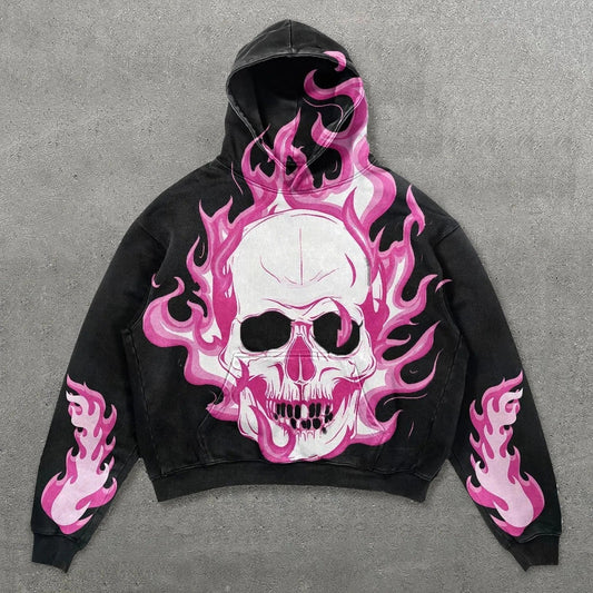 3D Graphic Oversized Hoodie
