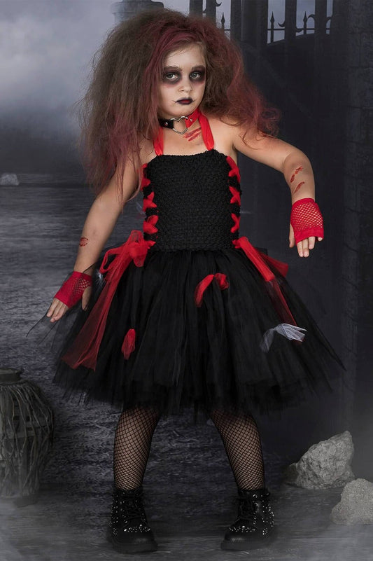 Zombie Princess Dress Kid Halloween Costume