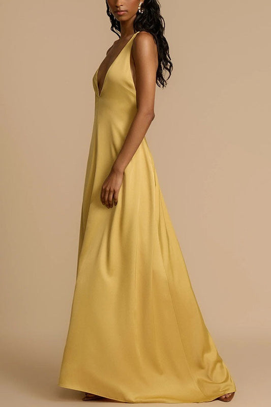 | Satin Slip Maxi Dress