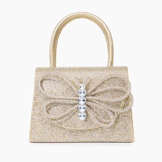 Rhinestone Butterfly Handbag