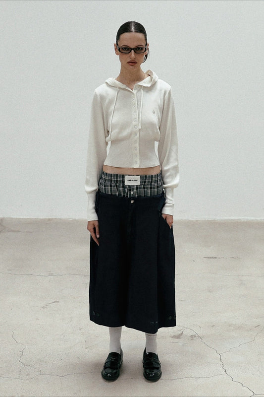 Hooded Vintage Cardigan