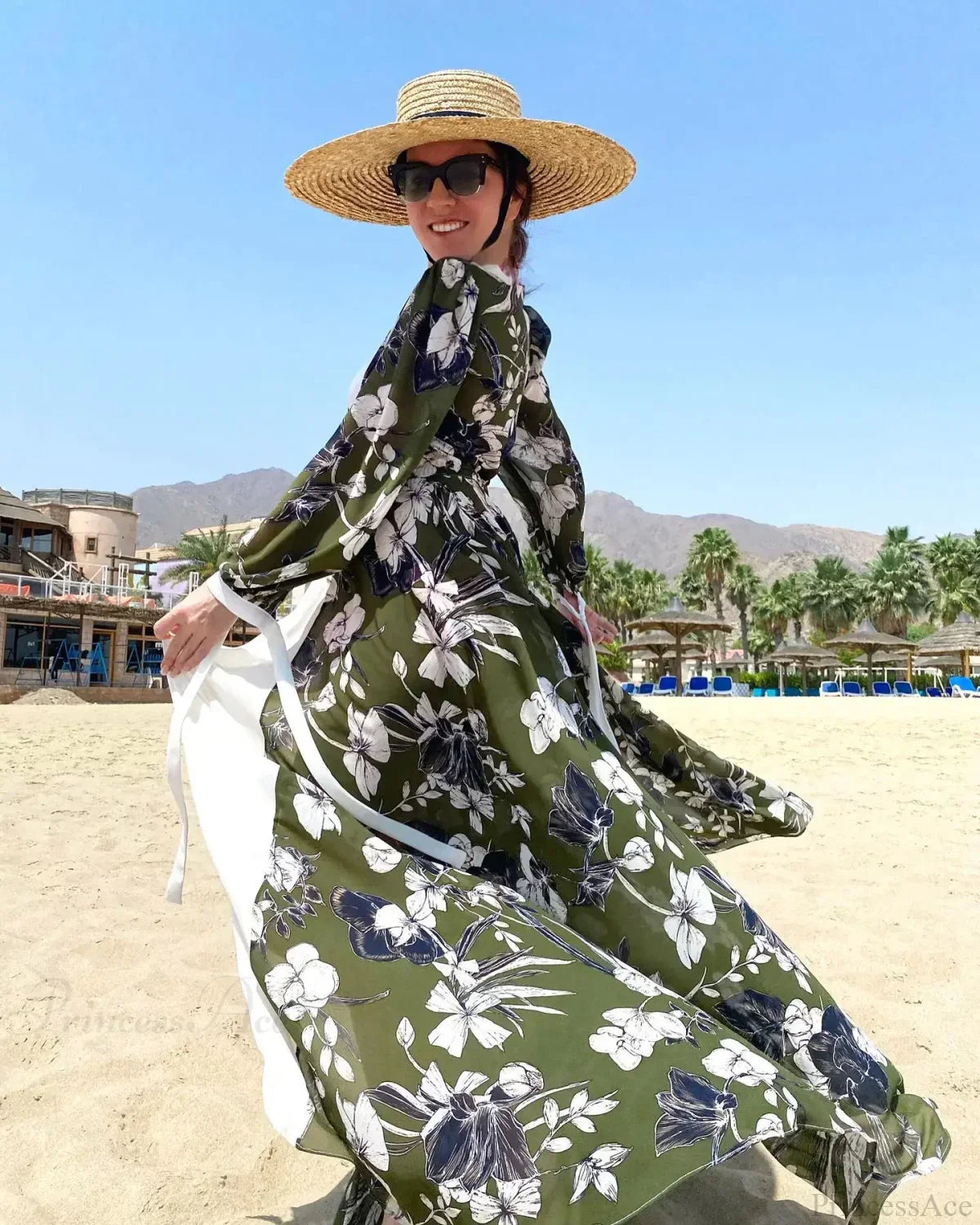 Crochet Kaftan Tunic Beach Cover Up