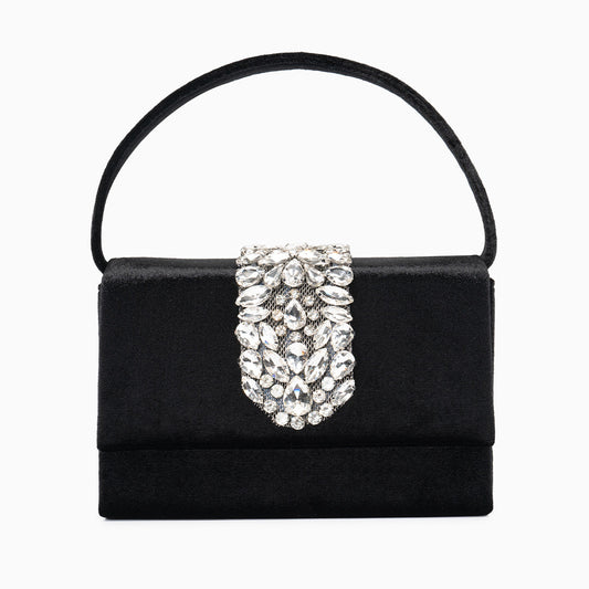 Crystal Encrusted Diamond Handbag