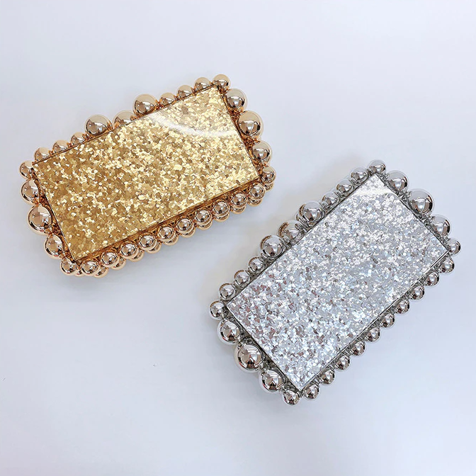 Zahra Acrylic Clutch Bag