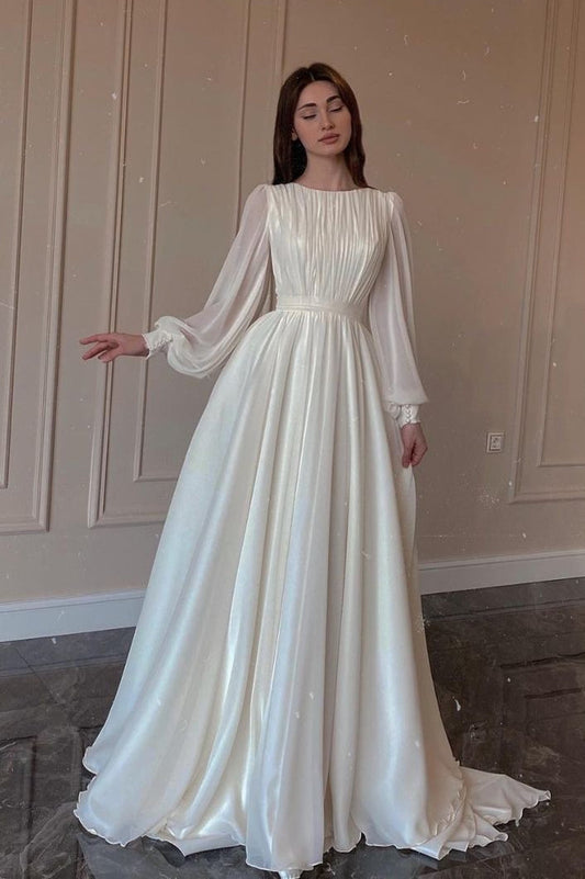 | Sheer Maxi Dress with Lantern Sleeves and Pearl Detail