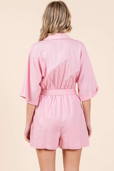 Lily Pink Romper