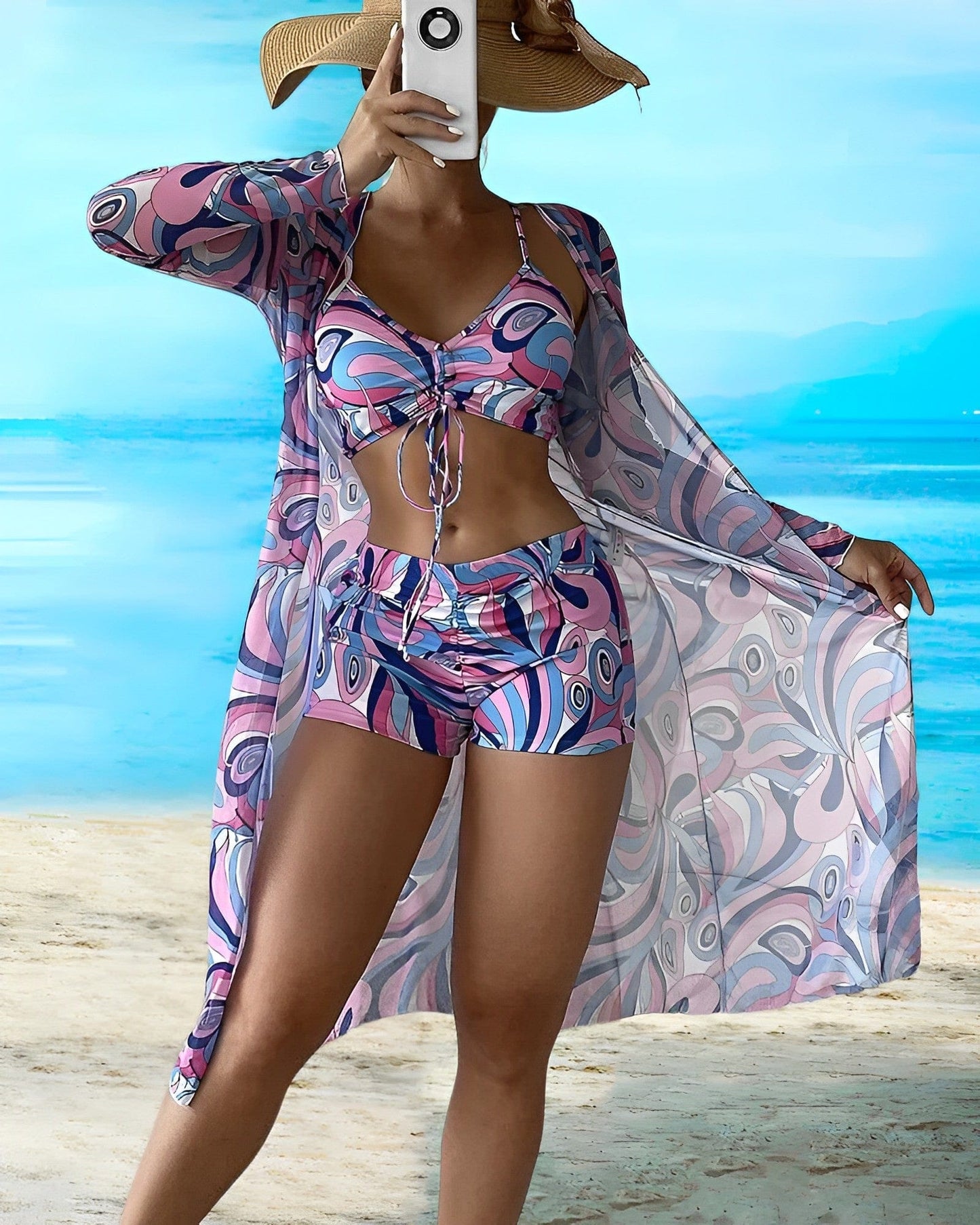 Bramwell® | 3-Piece Floral Bikini Set