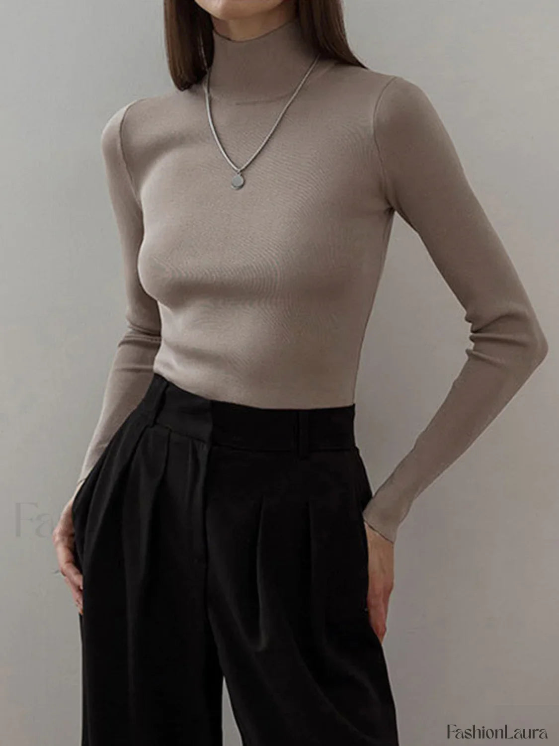 Everyday Long Graceful Sleeve Knit Top
