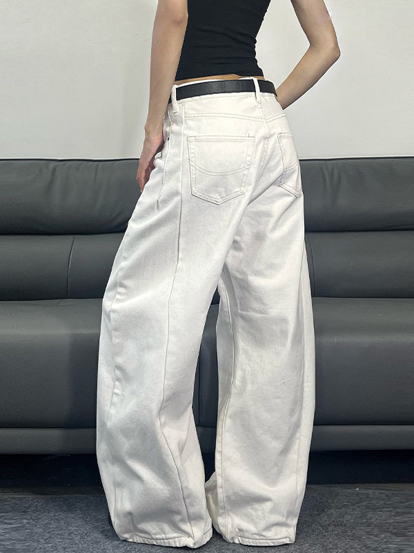 Minimalist Seamless Design Baggy Jeans