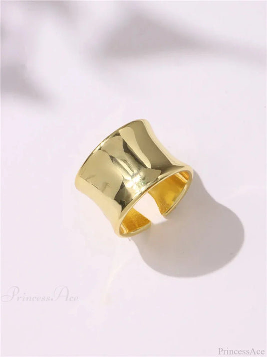 Geometric Gothic Titanium Strong Ring