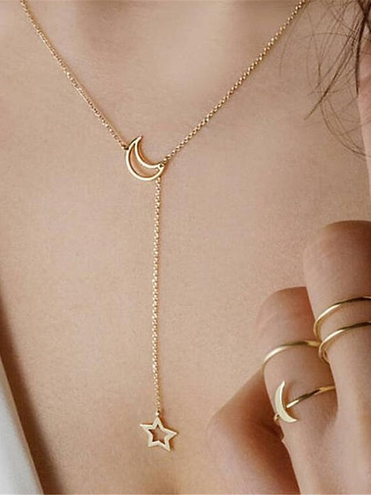 Womens Outdoor Star Necklace Fashion
