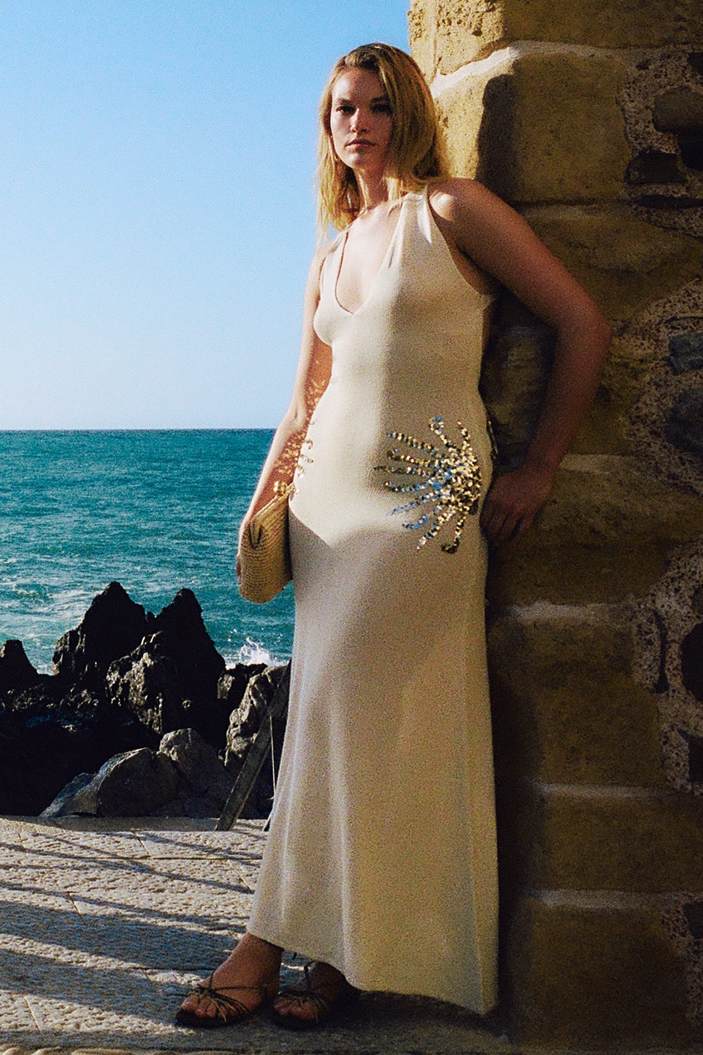 Alissa Sequin Maxi Dress