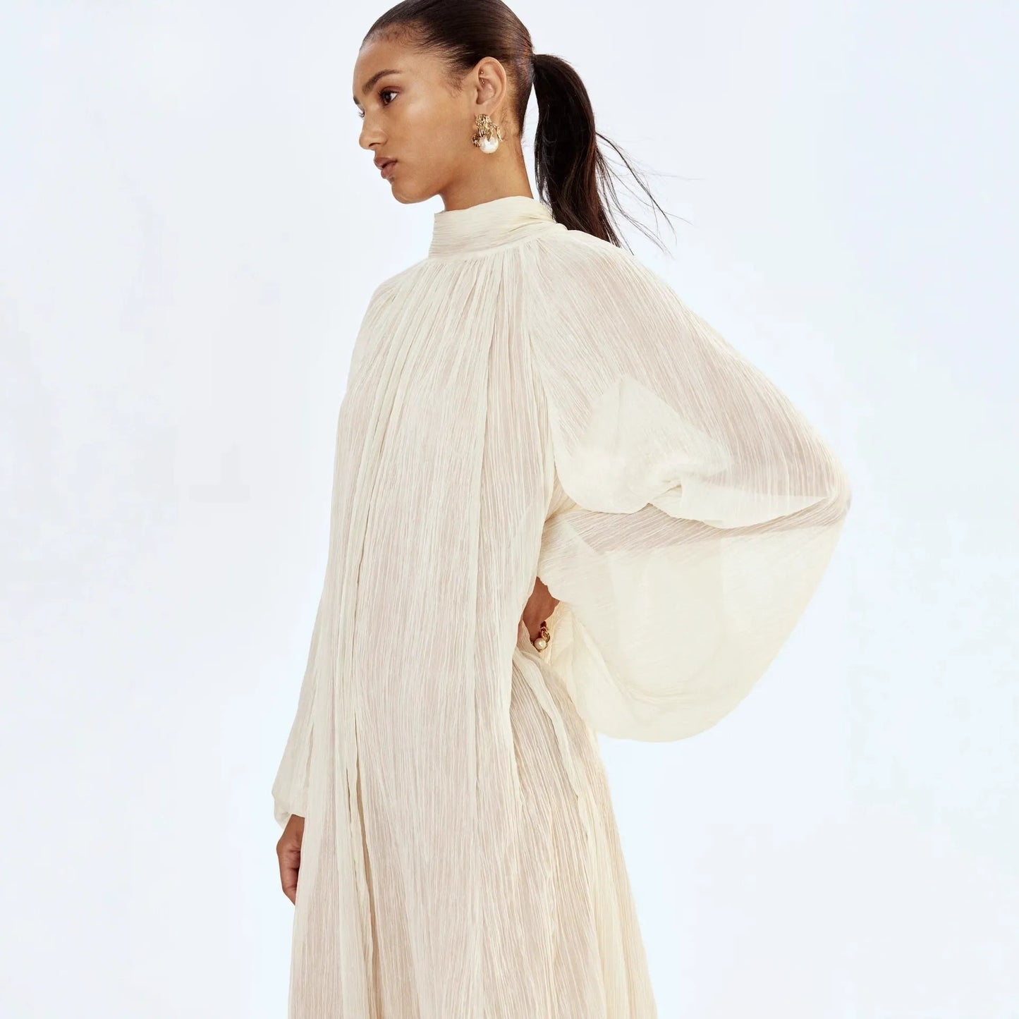 Melody Floral Lace Sheer Maxi Dress