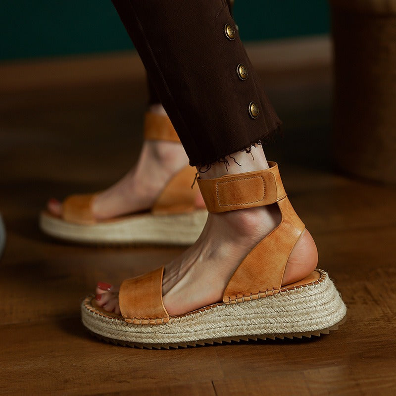 | Women's Leather Strap Sandals