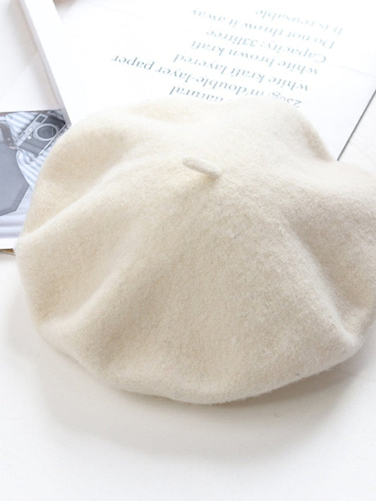 Hat Beret Hat Winter Hats Green Black Purple Outdoor Street Dailywear Knit Pure Color Comfort Warm Breathable for Women