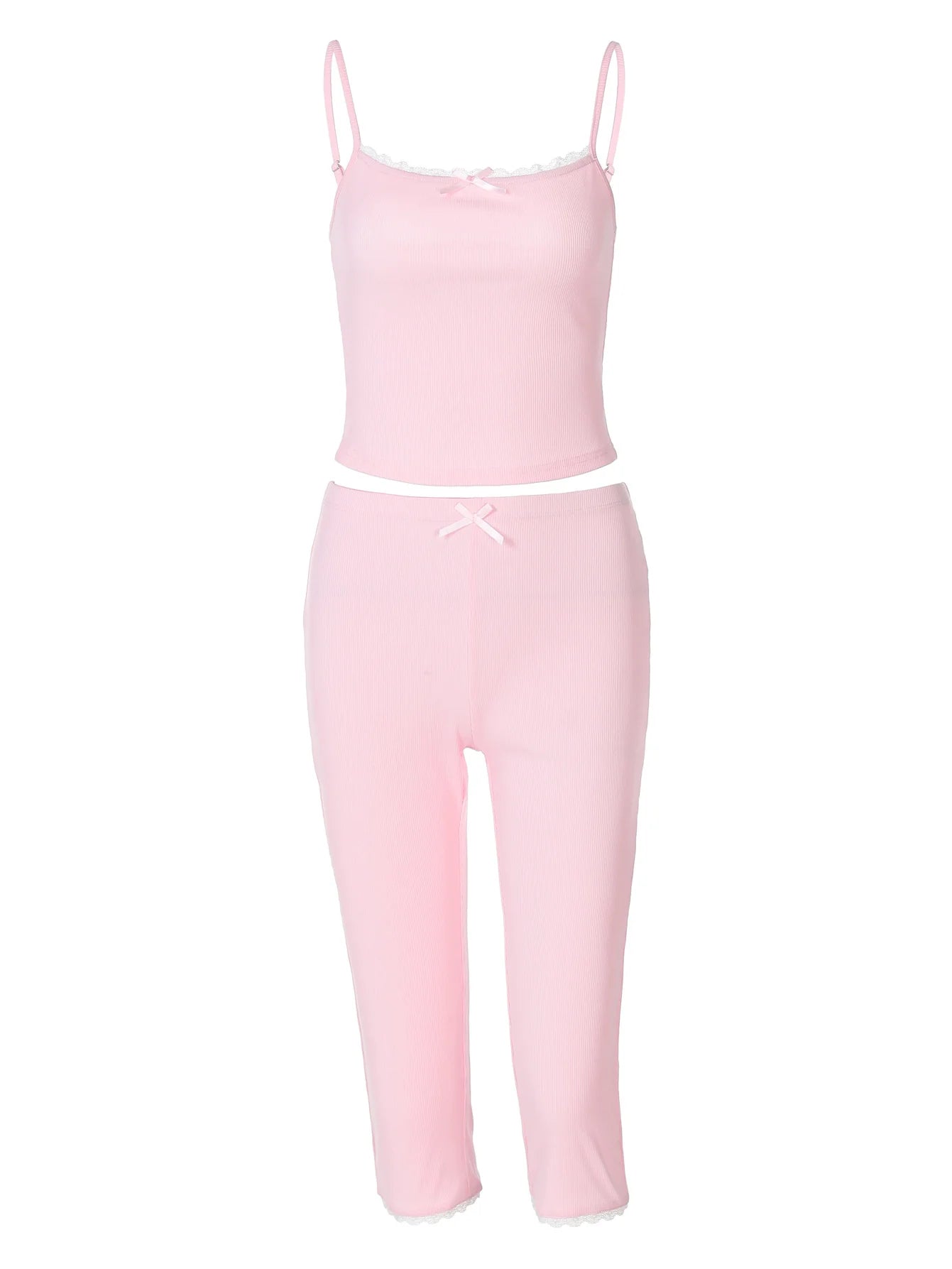 Ciara Lace Detail Pants Set