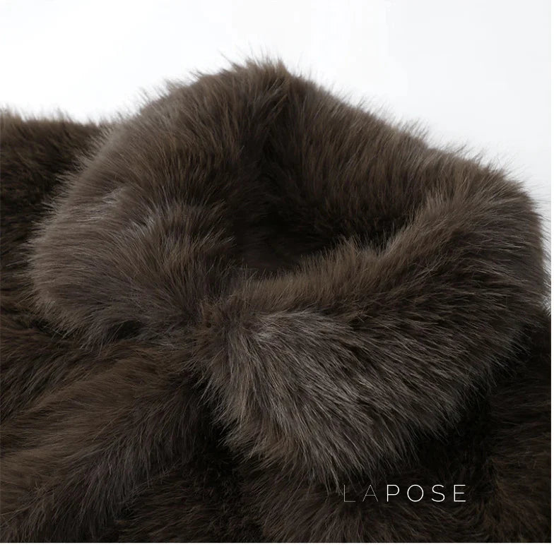Eman Plush Faux Fur Jacket