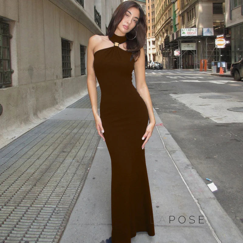 Ira Halter Maxi Dress
