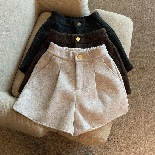 Katharine Tailored High-Waist Shorts