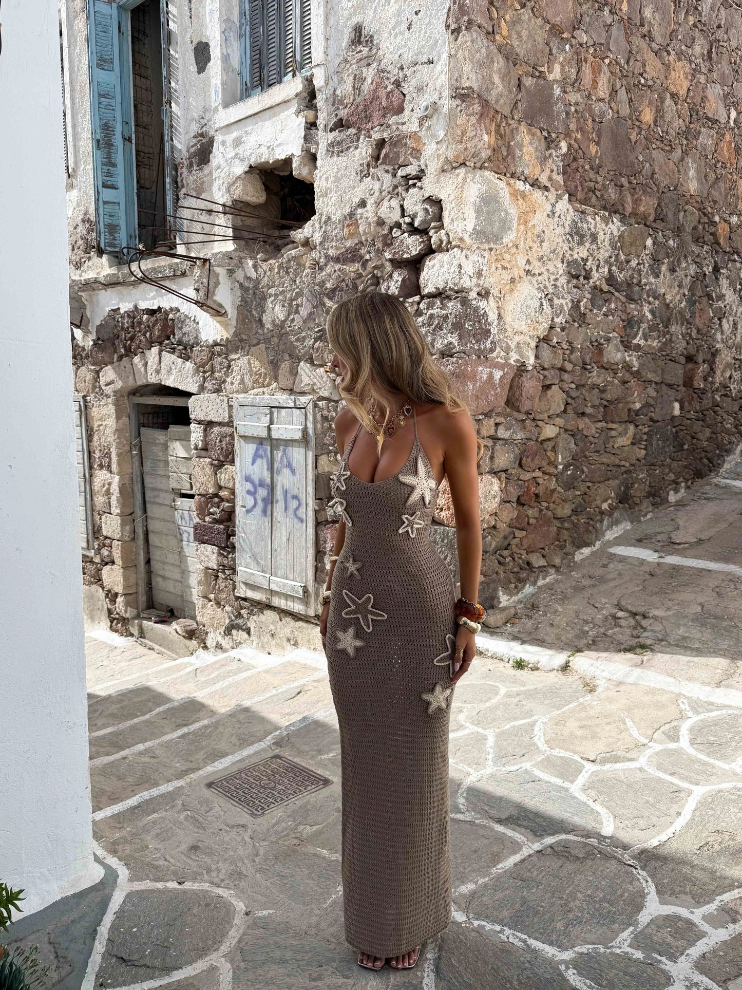 Taylen Crochet Maxi Dress