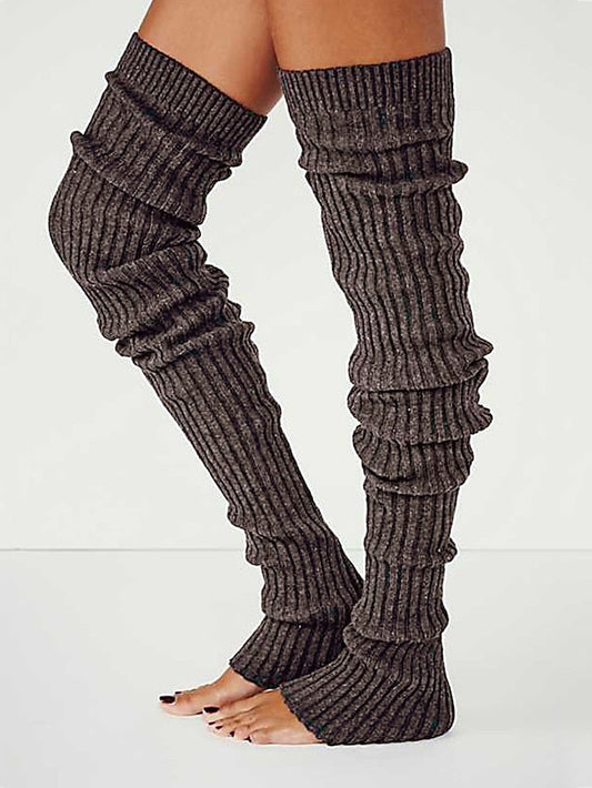 Stockings Leg Warmers Boot Cuffs Party Gift Daily Retro Knit Cotton Casual Casual / Daily 1 Pair for Women
